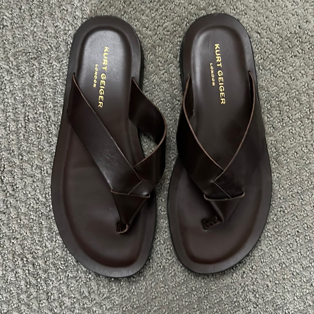 Kurt Geiger Mens Leather Sandals